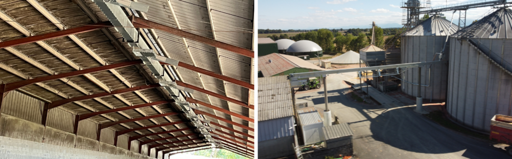 transporteur à chaîne agricole